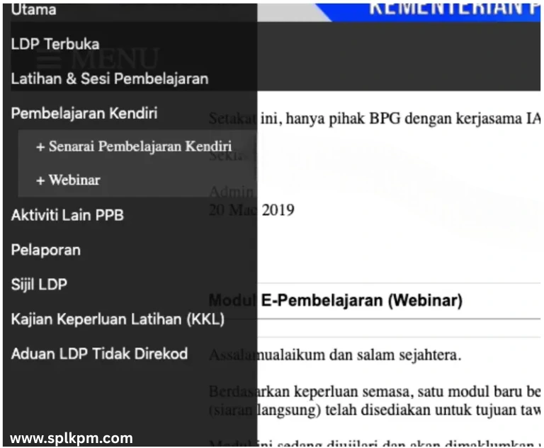 Senarai Pembelajaran Kendiri
